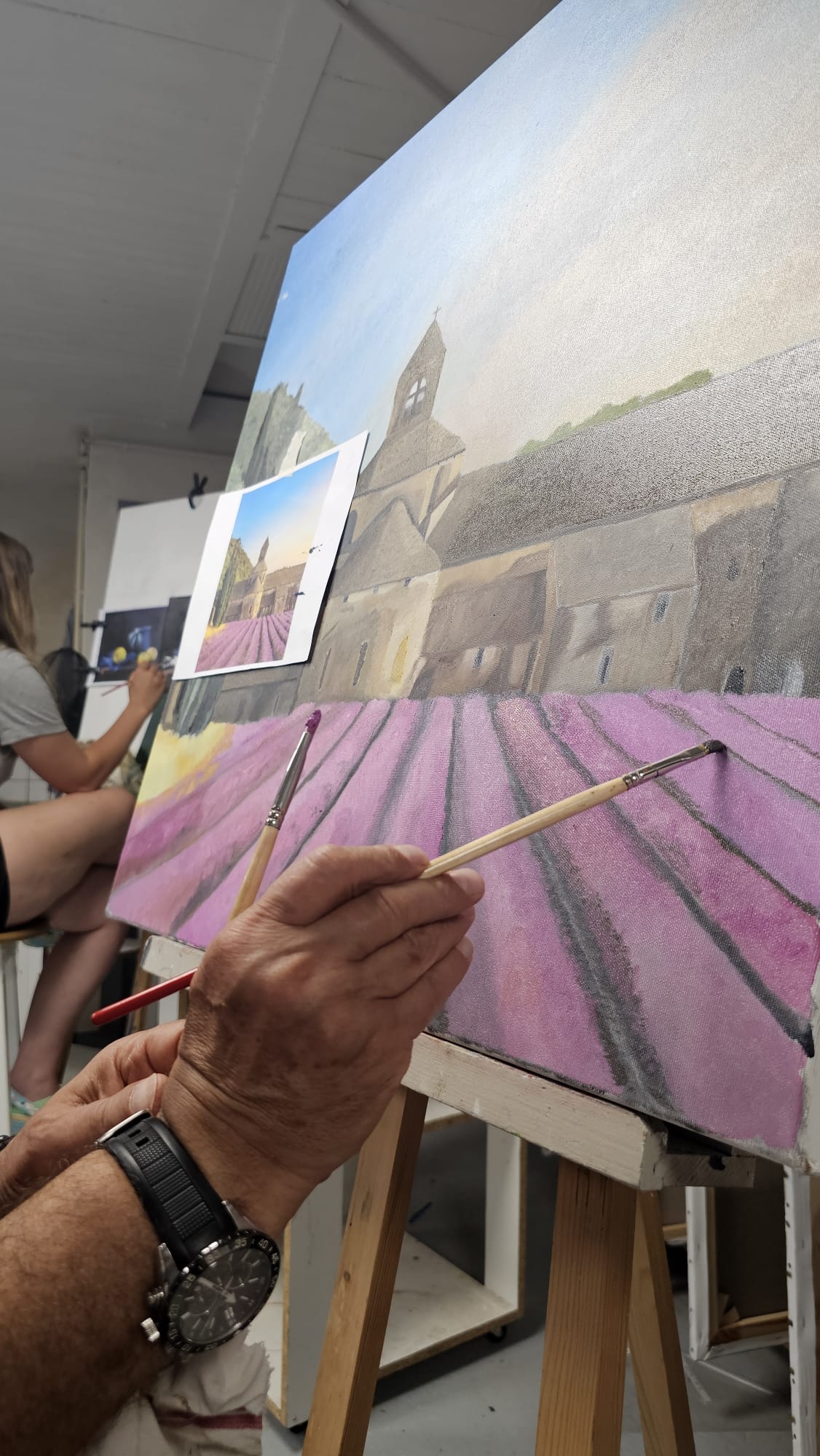 Patrick Viette cours de peinture à Chartres